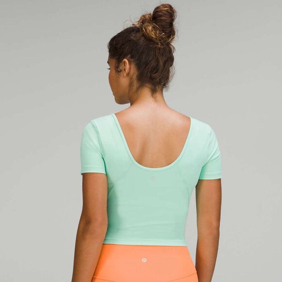 LULULEMON Align T-Shirt in Wild Mint Size 12 - Picture 2 of 10